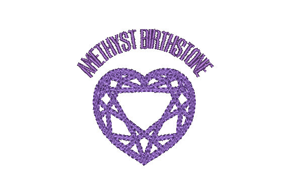 Amethyst Birthstone Faceted Heart Review