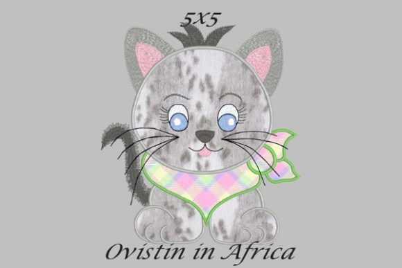 Cool Baby Kitten Small Embroidery Review