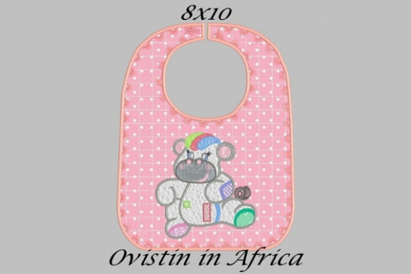 Cute Pink Baby Hippo Bib Review