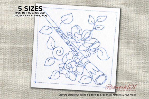 Didgeridoo Bluework Embroidery Review