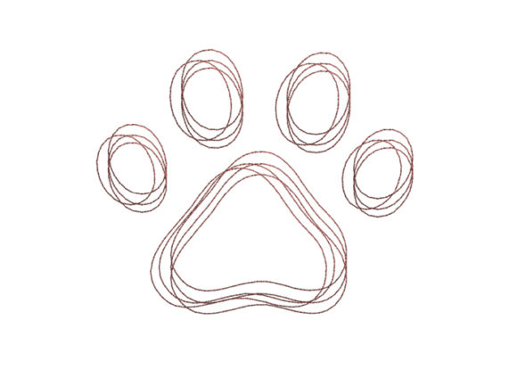 Dog Paw Scribble Stitch Review for Boutique Sweatshirts
