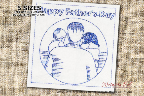 Father's Day Girl and Boy Embroidery Review