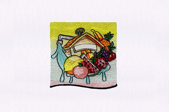 Fruits House Embroidery Review