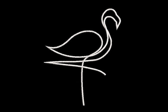 Minimalistic One Line Flamingo Review
