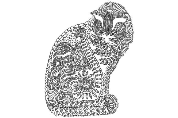 Ornamental Cat Embroidery Review