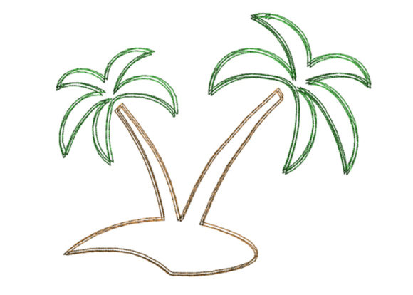 Palm Scribble Stitch Review for Seasonal Embroidery