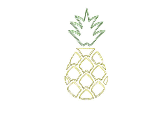 Pineapple Scribble Stitch Embroidery Design Review