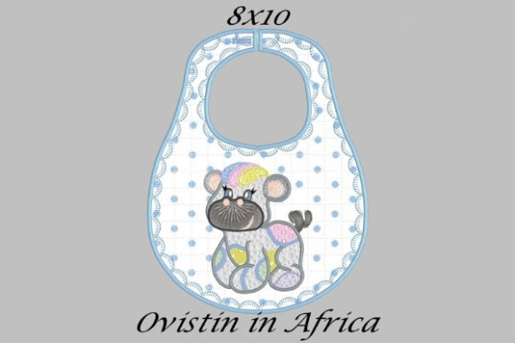 Rainbow Baby Hippo Bib Embroidery Review