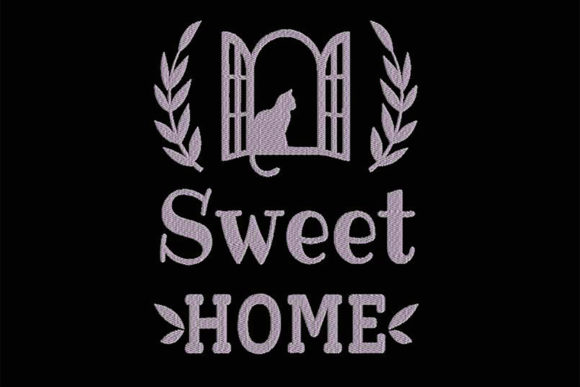 Sweet Home with a Cat Embroidery Review