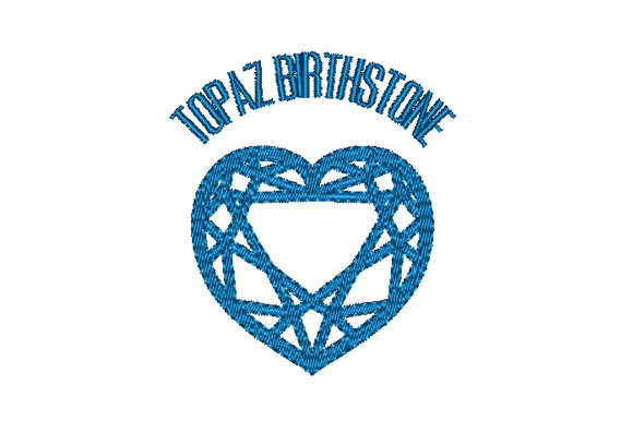 Topaz Birthstone Faceted Heart Review
